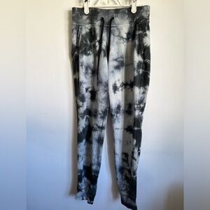 Lululemon Warm Down Cotton Terry Jogger Sweatpants - Earth Tie Dye - US 4